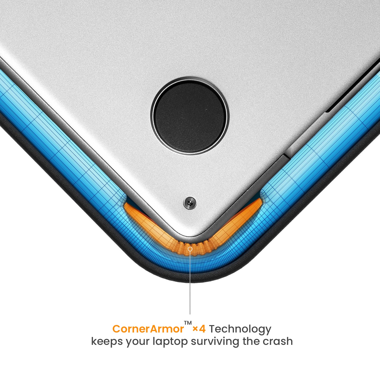 Premium Defender A13 Laptop Sleeve for 15-inch MacBook Air - Waterproof & Shockproof Protective Case for Travel, Work & School