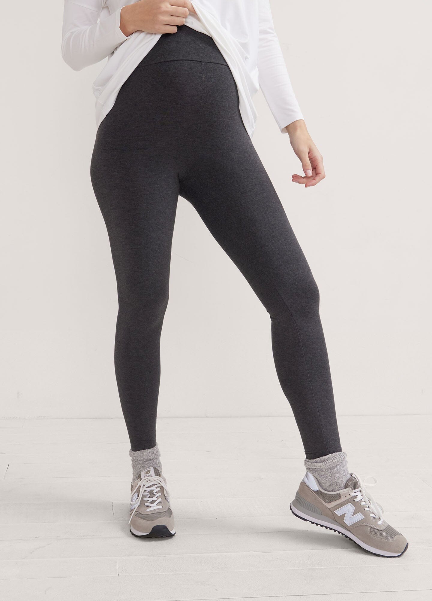 Best Women's High-Waisted Yoga Leggings for Workout & Lounge - Before, During & After Exercise Comfort