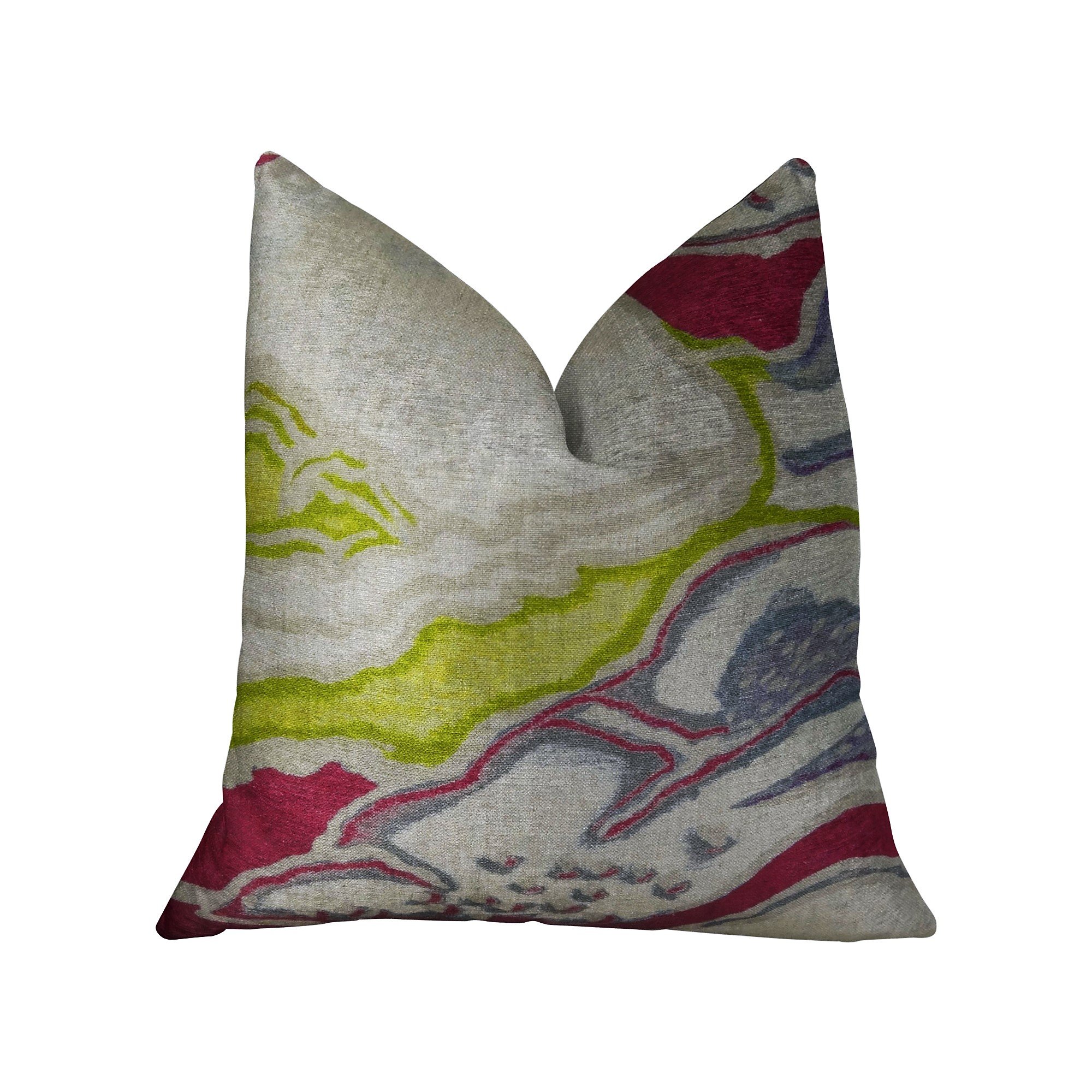 Plutus Namaste Handmade Luxury Pillow 18x18 Inches - Premium Decorative Throw Pillow for Sofa, Bed & Meditation Space - Boho Chic Home Decor