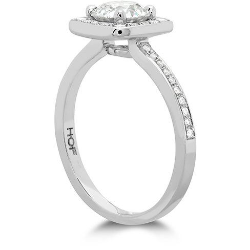 Hearts On Fire Euphoria Custom Halo Diamond Engagement Ring - 1.5ct Round Brilliant Cut Wedding Band for Women, Proposal & Anniversary Gift - Perfect for Romantic Proposals, Bridal Jewelry & Special Occasions