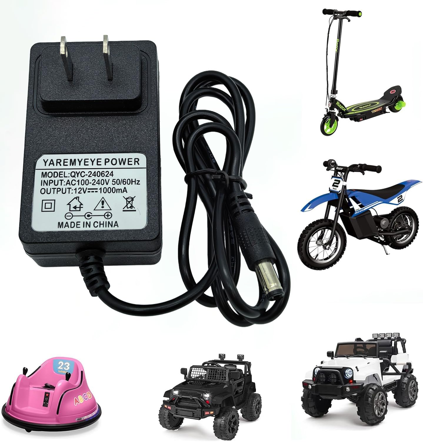 12V Kids Ride On Car with Battery Charger - Electric SUV, Truck, Tractor & ATV Toy Vehicle for Boys & Girls | Outdoor Play, Birthday Gifts, Backyard Fun