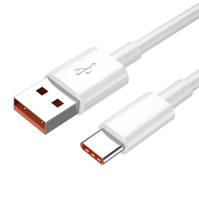 Bizzal 6A 66W USB C Fast Charging Cable - Compatible with Samsung Galaxy S23/S22 Ultra, Huawei P30 Pro, Xiaomi Redmi - 3.3ft 1Pack - Perfect for Home, Office & Travel Charging Needs