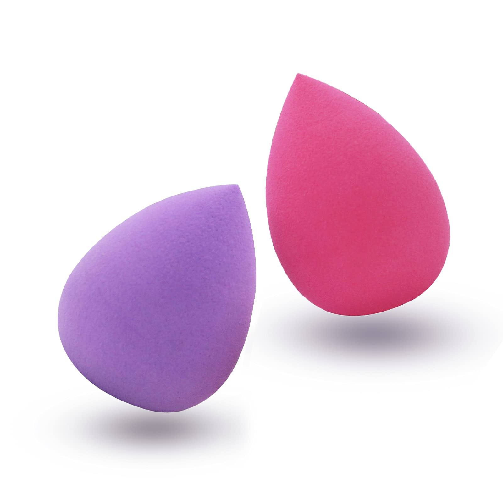 LaXon Makeup Blenders & Sponges Set - 2 Pcs Multicolor Beauty Sponge for Liquid, Cream & Powder Foundation - Perfect for Professional Makeup Application & Travel