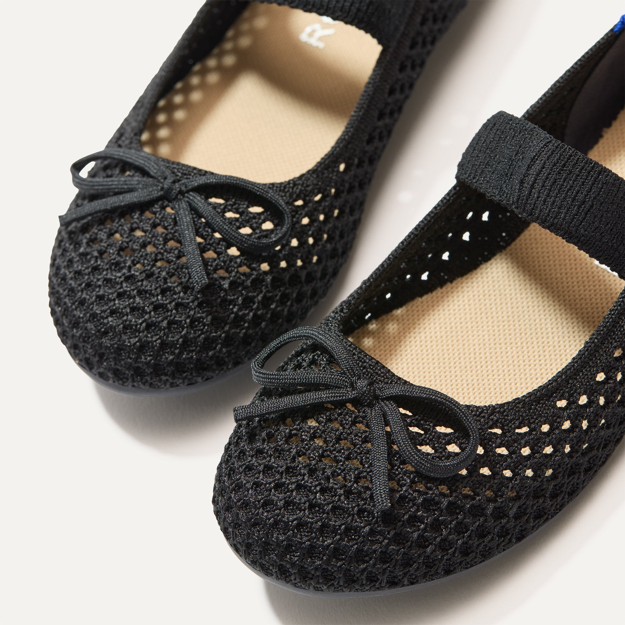 Black Mesh Kids Bow Mary Jane Shoes - Comfortable & Stylish Flats for Girls, Perfect for School, Parties & Special Occasions