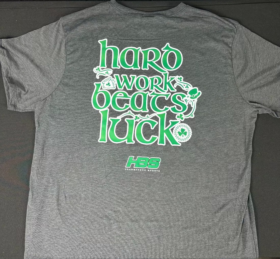 HB Sports Lifestyle Active Wear Men's Shirts: St. Patrick's Day (Black Heather) - Perfect for Gym, Running & Casual Wear