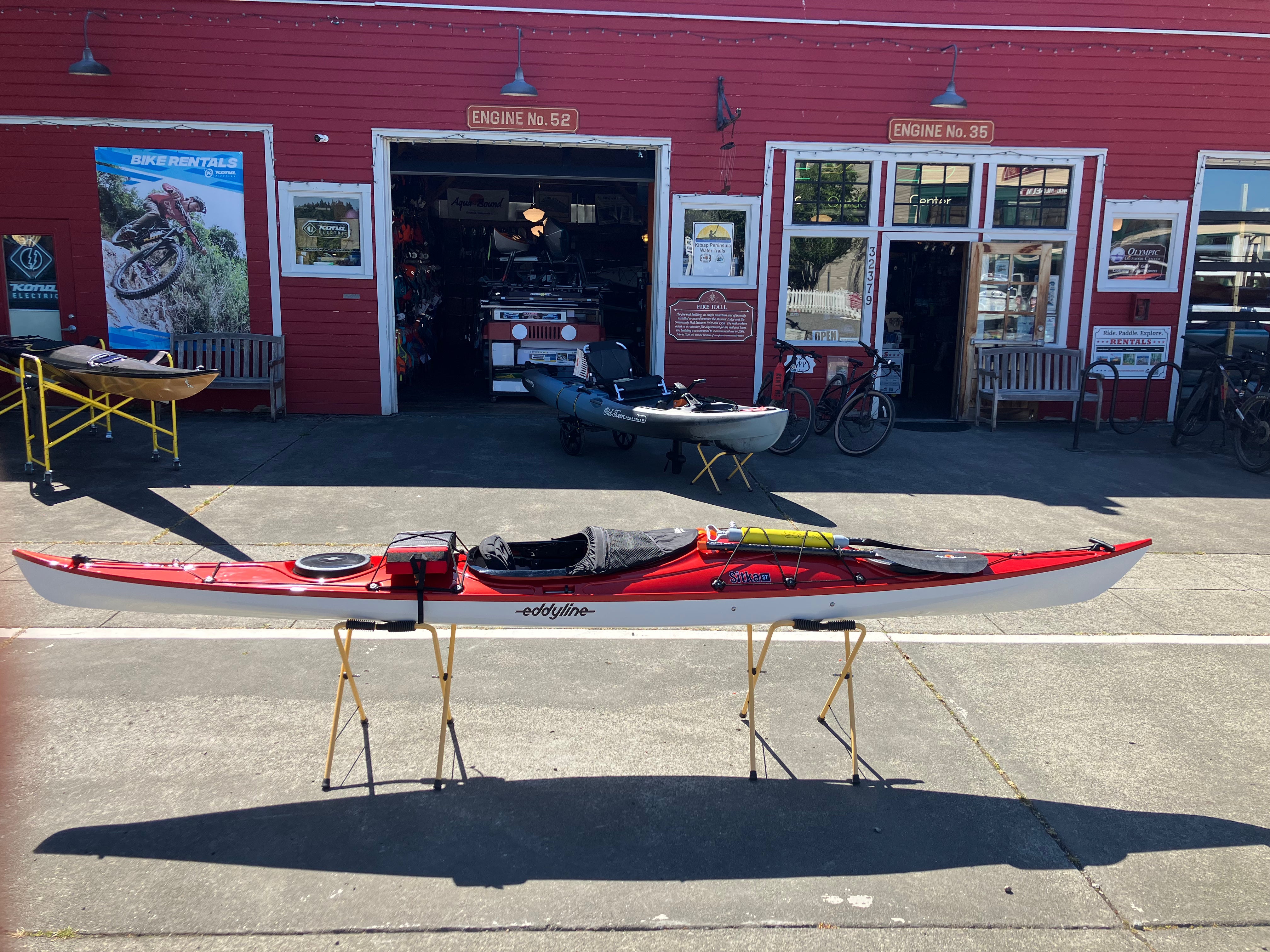 Used Eddyline Sitka ST Kayak (2021 Model) - Lightweight Touring Kayak for Lakes & Rivers | Perfect for Fishing, Camping & Outdoor Adventures
