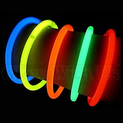 8 Pack Purple Glow Sticks - 8 Inch Glow in the Dark Party Supplies for Neon Glow Parties, Raves, Concerts & Night Events | Includes Glow Necklaces, Bracelets & Connectors | Perfect for Birthday Decorations, Halloween, Festivals & Dance Parties