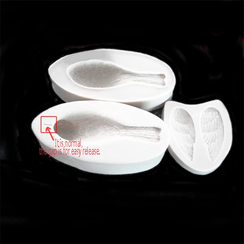 3-Piece Silicone Bird Molds Set - Grey & Pink Baking Molds for Cake, Chocolate, Candy, Soap Making - Perfect for DIY Desserts, Party Decorations, and Gift Packaging