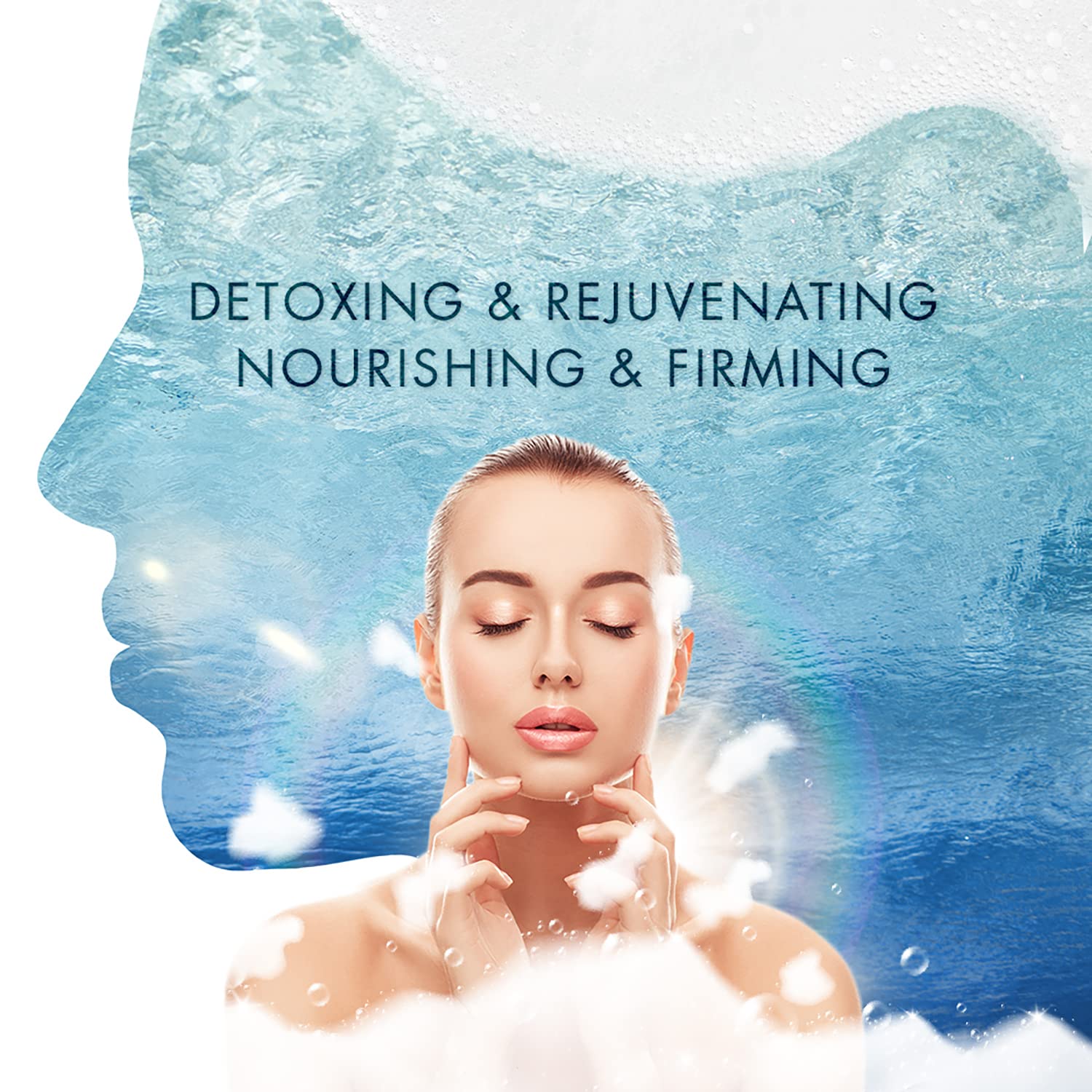 Ebanel 10 Pack Carbonated Bubble Clay Mask - Deep Cleansing Detox Face Mask with Volcanic Ash, Bentonite Clay, Collagen Peptides, Vitamin C, Hyaluronic Acid & Niacinamide for Blackhead Removal & Pore Minimizing | Spa Day & Self Care Treatment