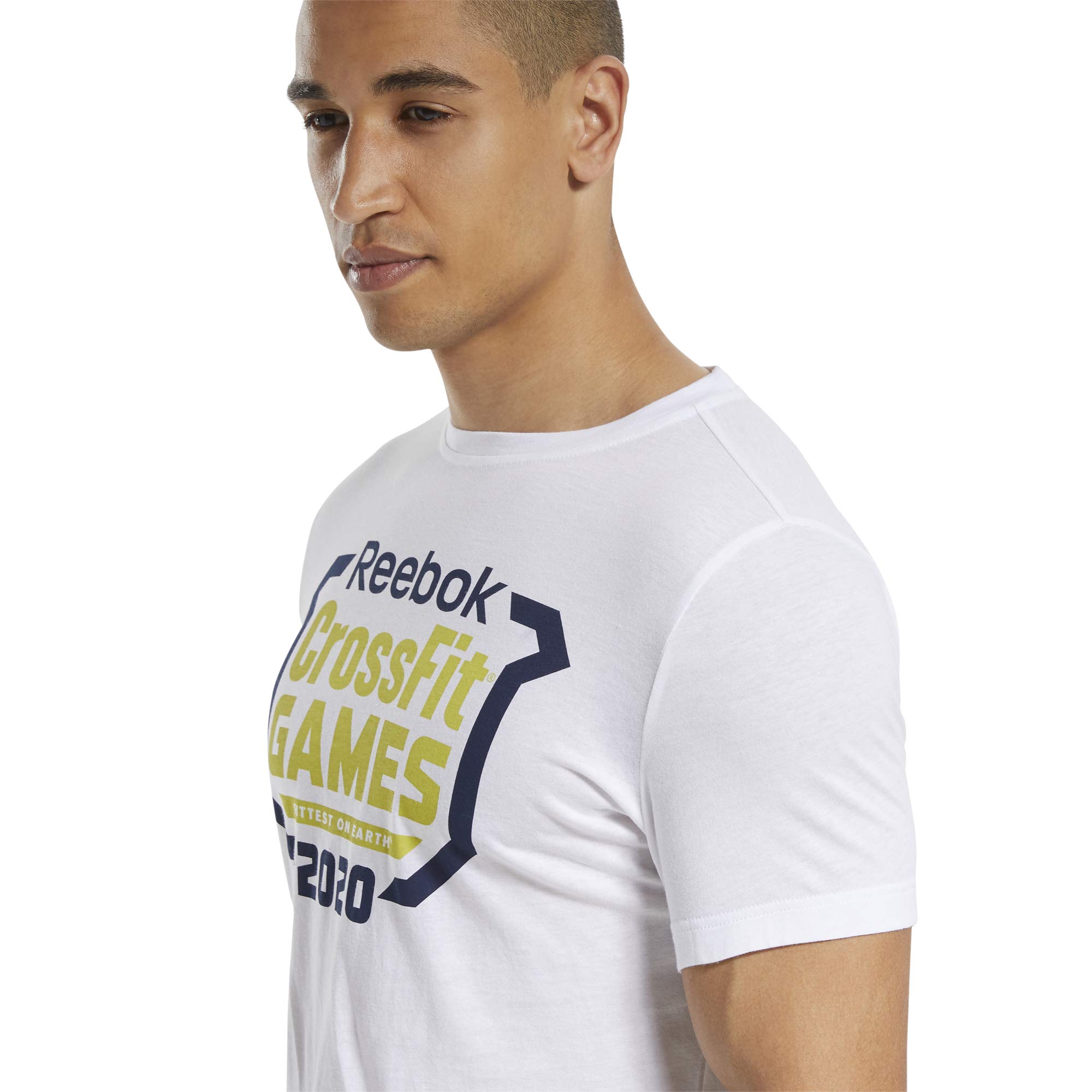 Reebok Men's CrossFit Games Performance T-Shirt - Breathable Workout Tee for Gym, Training & Fitness Activities