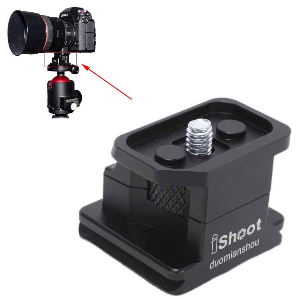 Sigma MC-21 EF-L Mount Converter Compatible Metal Lens Collar Replacement Foot with Arca-Swiss Quick Release Plate - Tripod Mount Ring Base for Sigma Lenses, Durable Lens Support Bracket Holder - Perfect for Photography, Videography, and Outdoor Shooting
