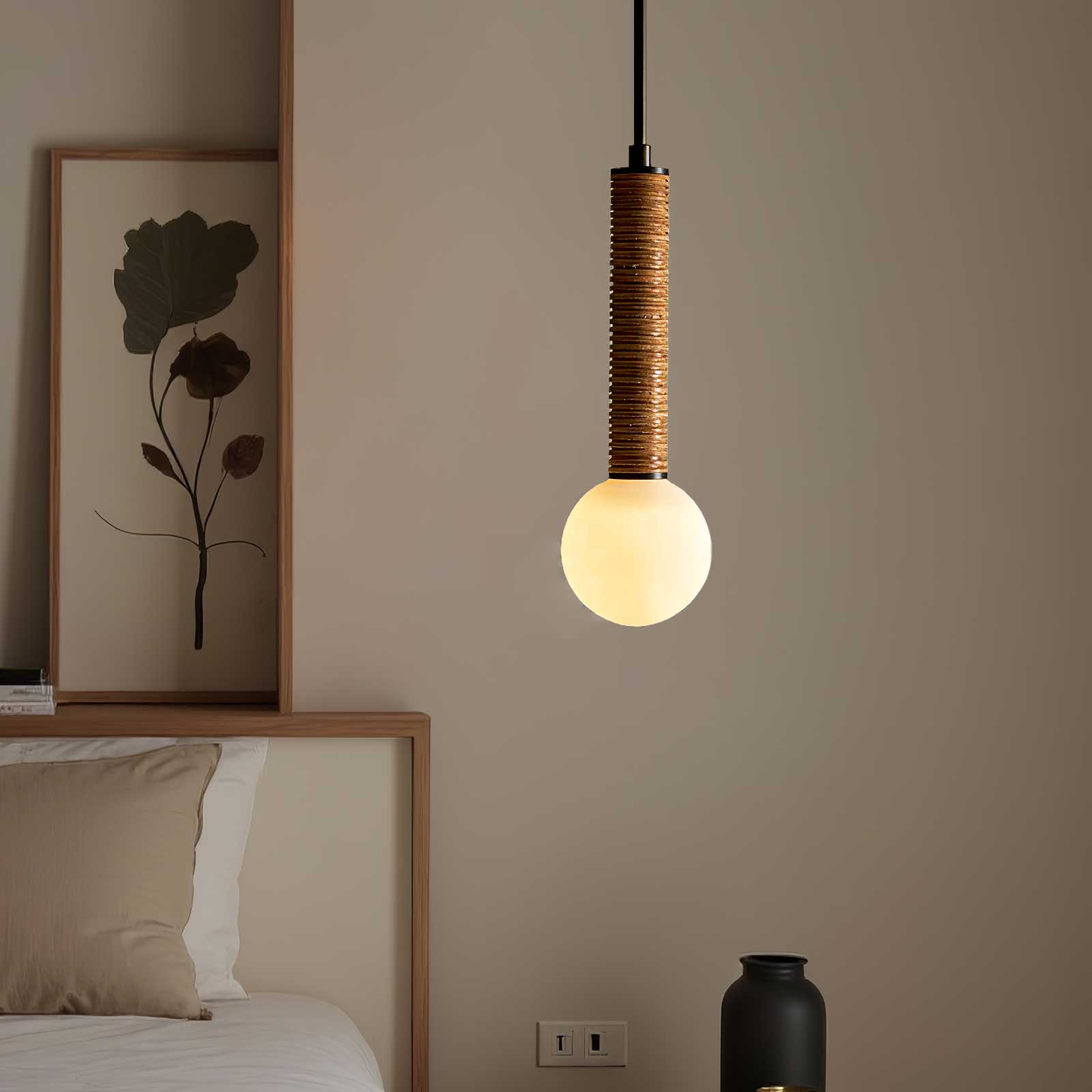 Lestro Modern Pendant Light - Sleek Hanging Ceiling Lamp for Kitchen Island, Dining Room, and Bedroom Lighting