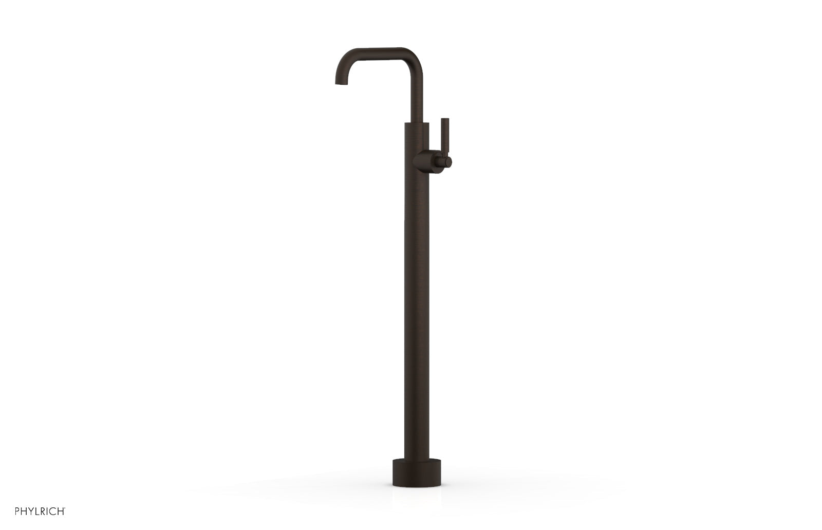 Premium Tall Floor Mount Tub Filler with Lever Handle - D130 45 02 - Modern Bathroom Faucet for Freestanding Tubs, Luxury Spa Experience