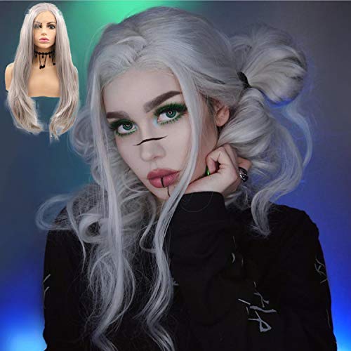 Silver Grey Lace Front Wig
