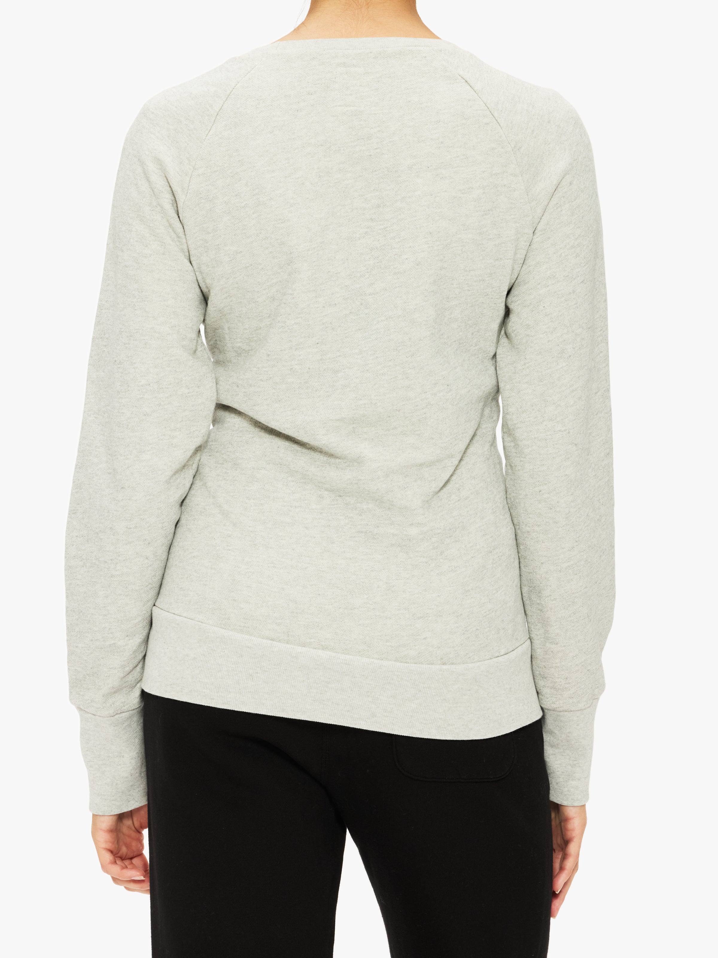 NSF Elio Corset Long Sleeve Crew Neck T-Shirt for Women - Slim Fit Stretchy Comfort Top for Workout, Yoga & Everyday Wear