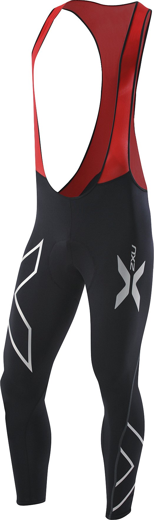 2XU Men's Compression Cycling Bib Tights - High Performance Bike Shorts for Road & Mountain Biking - Ideal for Training, Racing & Endurance Rides