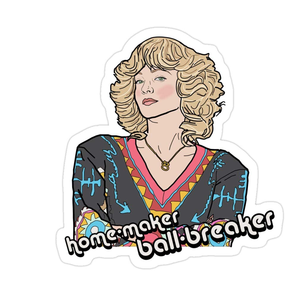 3 Pack Beverly Goldberg Vinyl Stickers - Funny Decals for Laptop, Phone, Car, Guitar & Fridge - Durable Waterproof Stickers for School, Office & Home Decor
