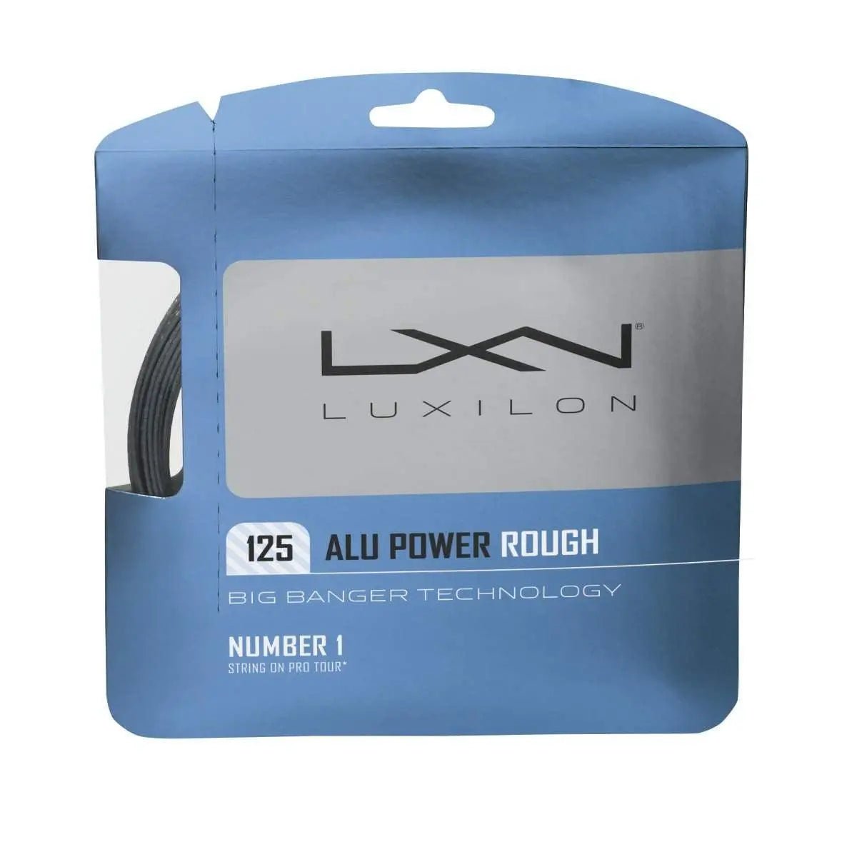 Luxilon Alu Power Rough 125 Tennis String - Premium Polyester for Control & Spin | Perfect for Competitive Play & Advanced Players