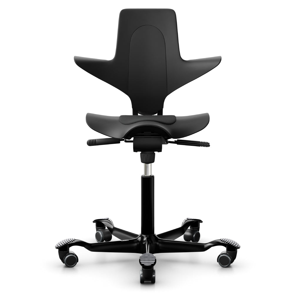 HÅG Capisco 8010 Ergonomic Saddle Chair - Adjustable Height & Tilt for Office & Home Workspace - Perfect for Standing Desks, Computer Work & Creative Studios