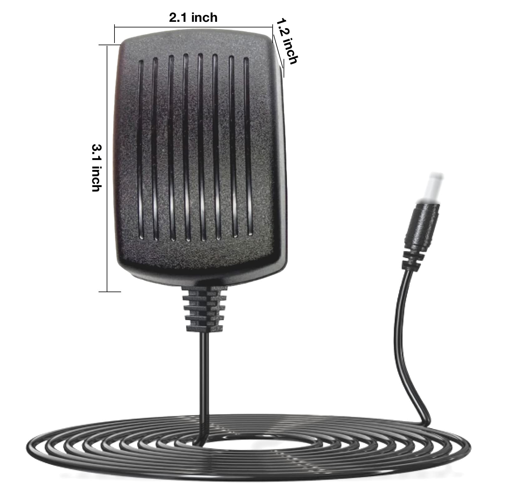 6.5 Ft Extra Long AC/DC Adapter for Acoustic Research WS2PK63 Wireless Speakers - Indoor/Outdoor Power Supply Cord, Wall Charger, Home Mains PSU for Home Theater, Parties, and Outdoor Events