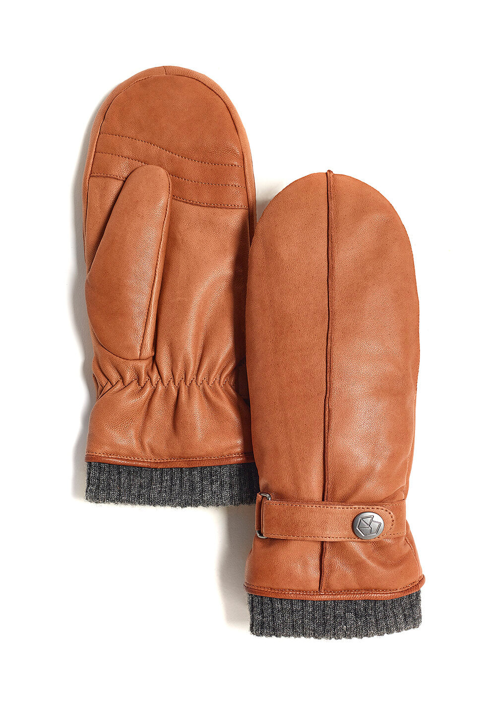 Brume Ladies Bromont Leather Mittens - Warm Winter Gloves for Women - Perfect for Skiing, Snowboarding & Outdoor Activities