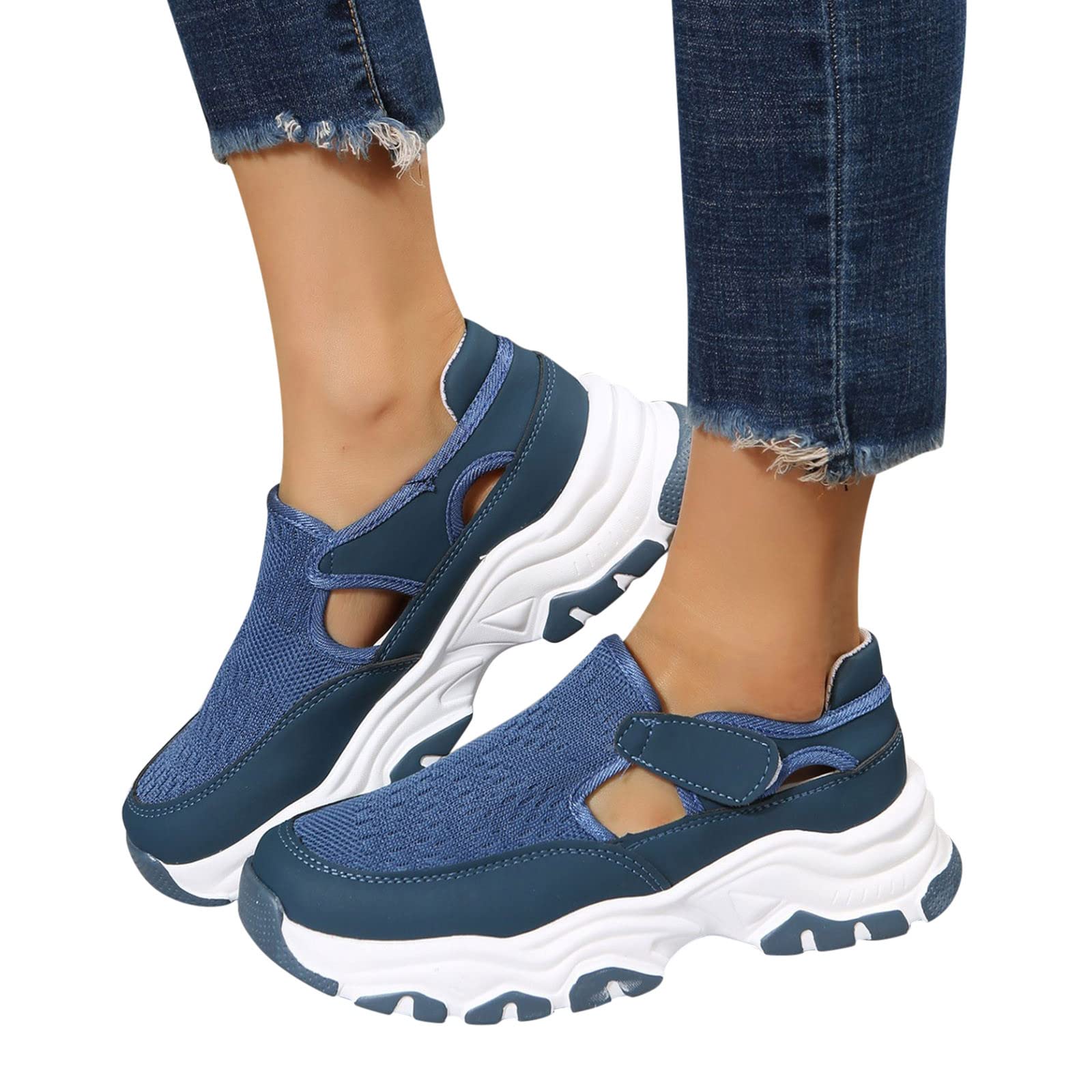 Women's Black Leather Trainers - Lightweight Hiking & Gym Sneakers for Running, Walking, Jogging & Football | Durable Workout Shoes for Women | Perfect for Outdoor Activities, Gym Training & Casual Wear