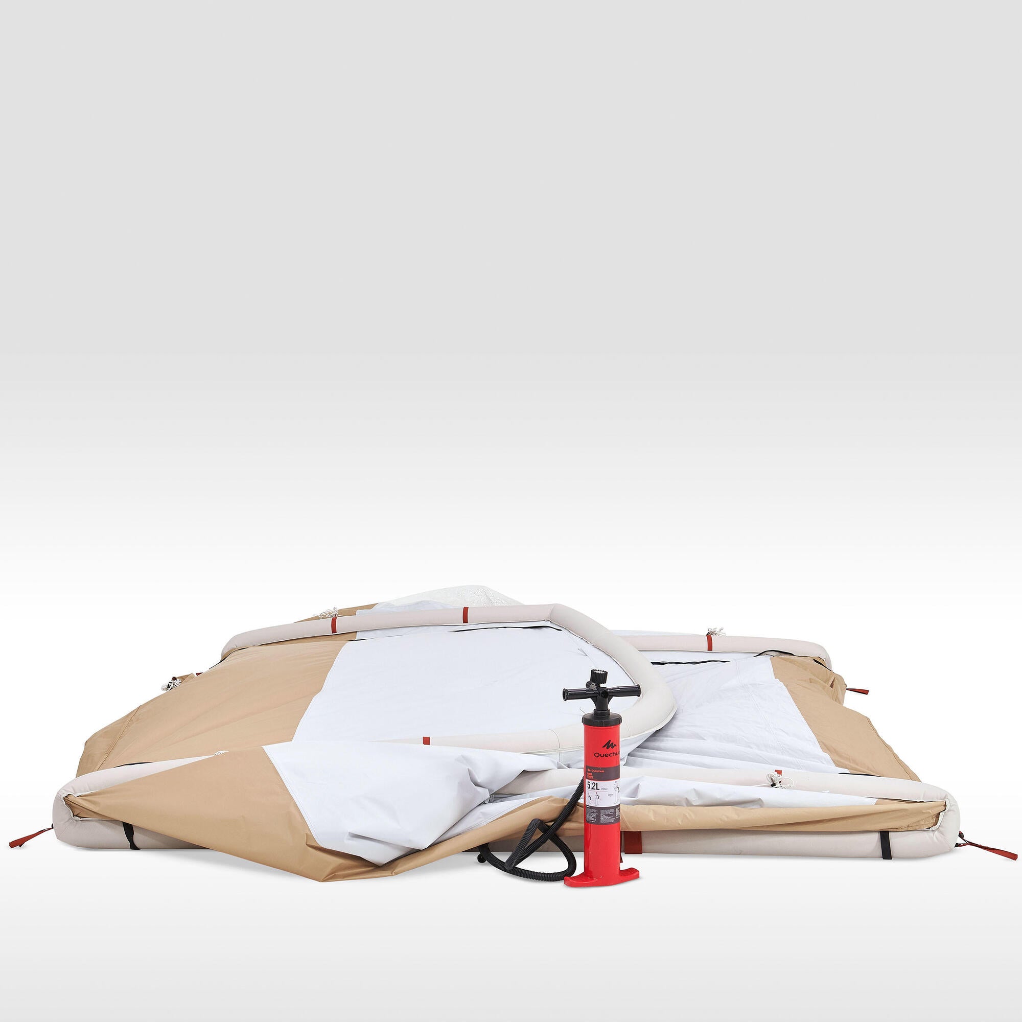 Quechua Air Seconds Inflatable Camping Tent for 6 Person - Lightweight & Easy Setup - Perfect for Family Camping, Hiking, and Outdoor Adventures (Factory Seconds)