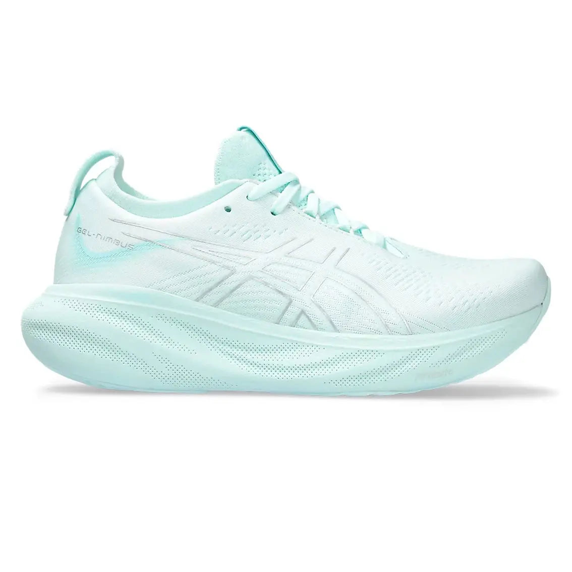 ASICS GEL-Nimbus 25 Women's Running Shoes - Soothing Sea/Pure Silver | Premium Cushioning for Long Distance Running & Marathon Training