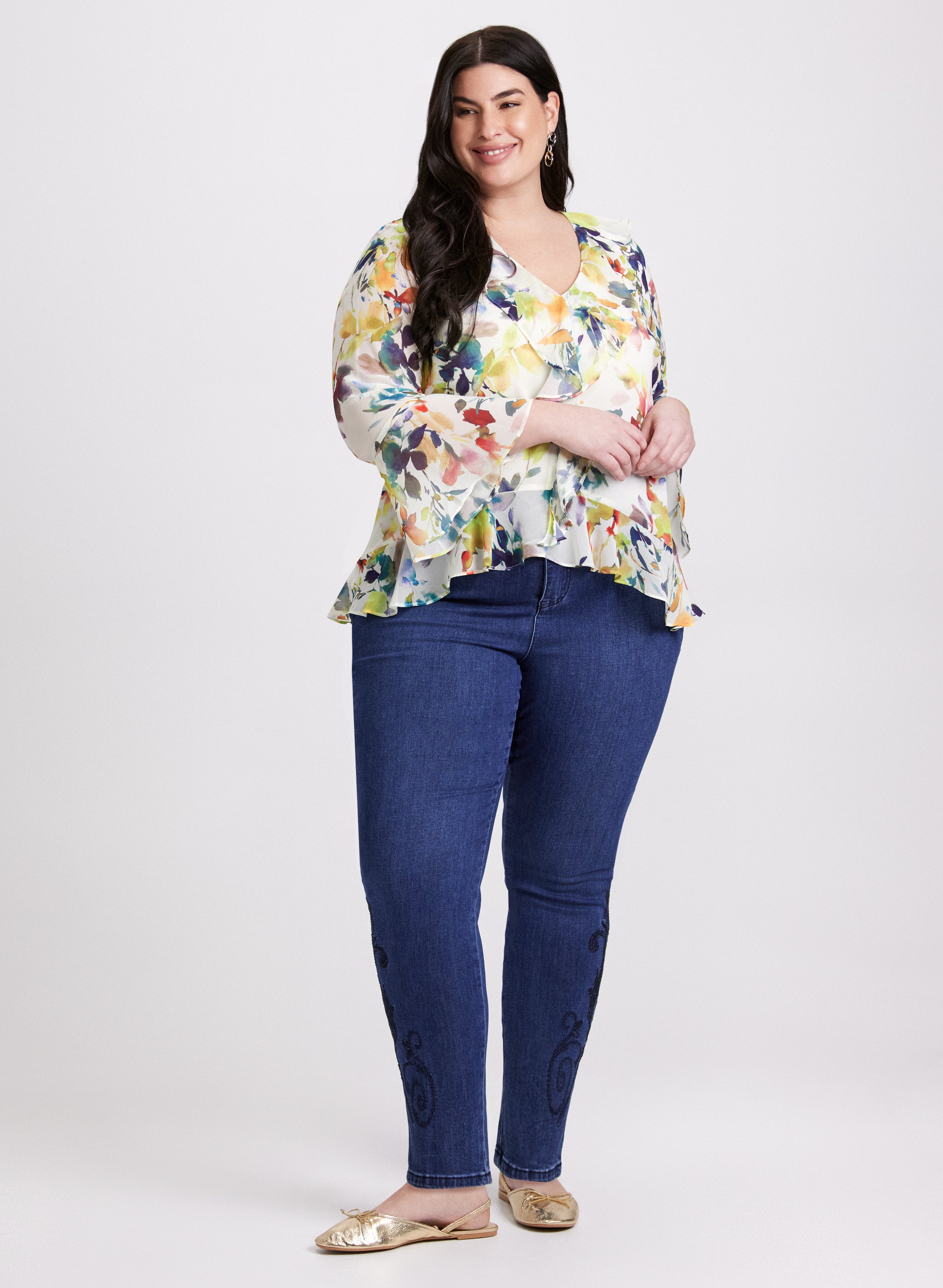 Floral Print Blouse Women's Fashion - Elegant Floral Top for Spring Summer Casual Wear | Perfect for Office, Dating & Vacation Outfits