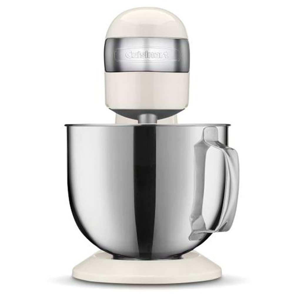 Cuisinart SMD-50CRM Precision Pro 5.5-Quart Digital Stand Mixer with Coconut Cream Bundle - 1 Year CPS Enhanced Protection Plan - Perfect for Baking, Mixing Dough & Whipping Cream at Home