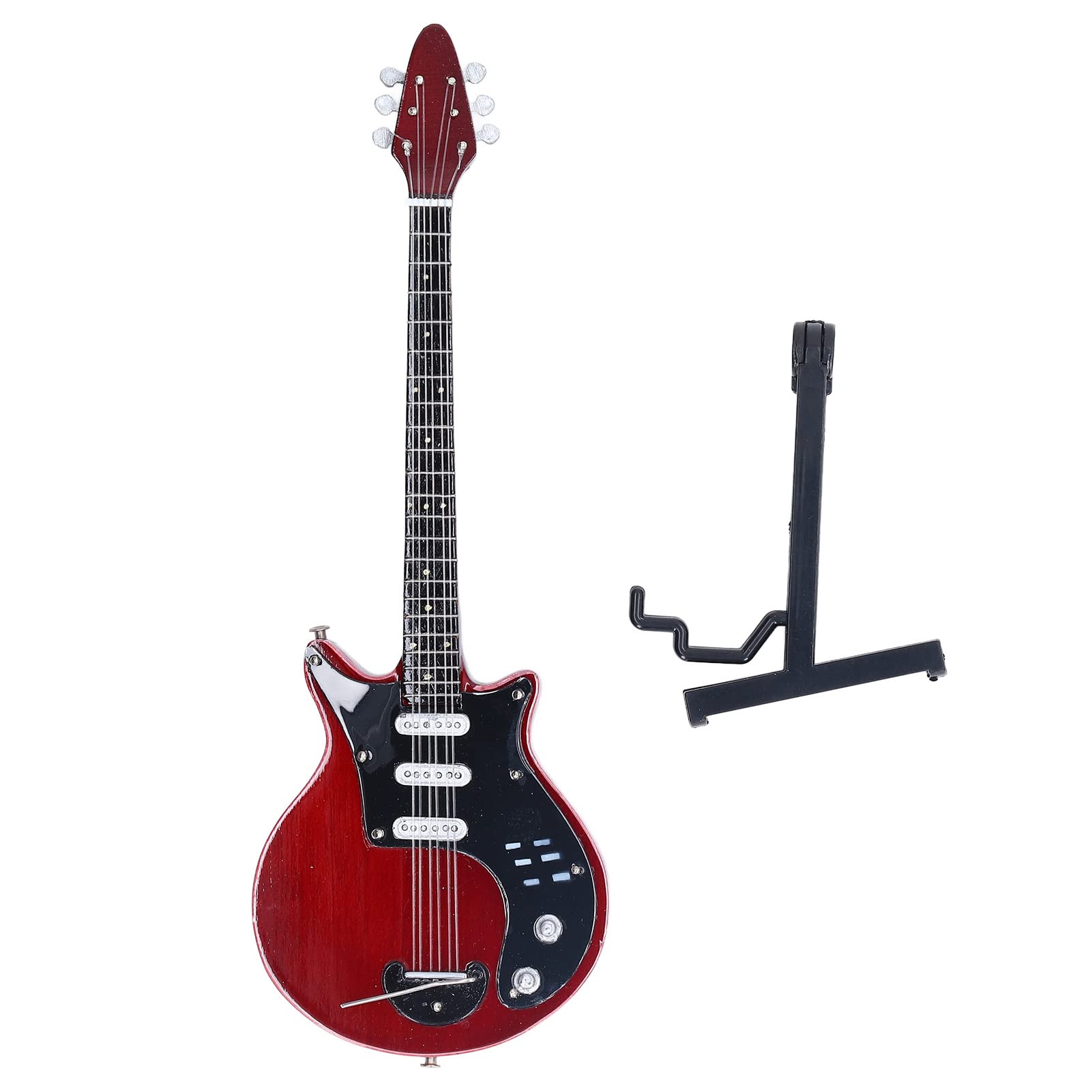 Jiawu Mini Electric Guitar Toy - Realistic Miniature Model for Kids, Durable & Decorative Home Display - Perfect for Children's Playroom, Bedroom Decor & Music Lover Gifts