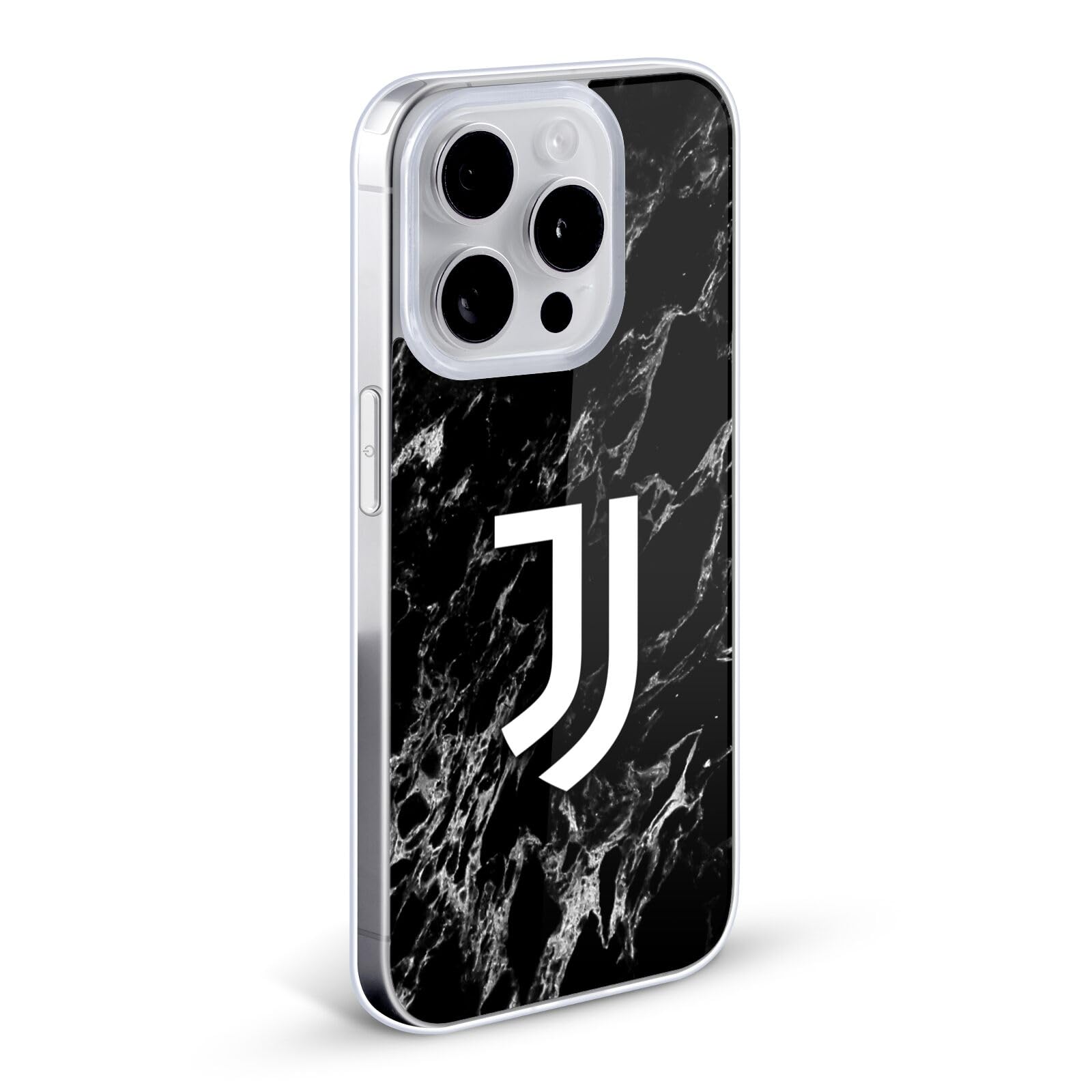 Officially Licensed Juventus Football Club Black Marble Soft Gel Case for Apple iPhone 11 Pro Max - Durable Protection with Stylish Design, Perfect for Soccer Fans and Everyday Use