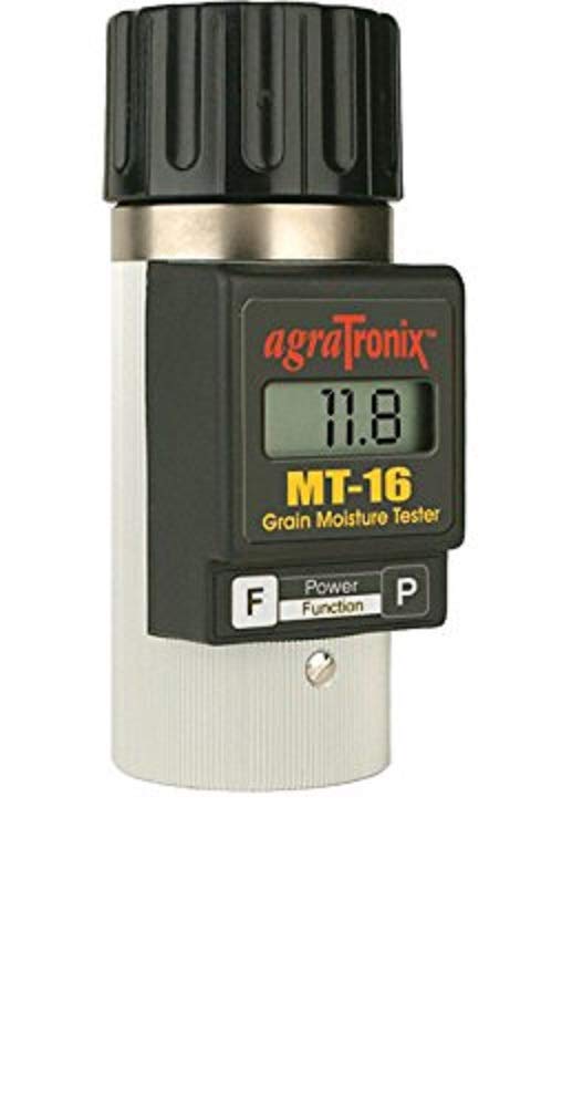 Agratronix MT-16 Digital Portable Grain Moisture Meter Tester - Fast & Accurate Moisture Analysis for Corn, Wheat, Rice - Perfect for Farmers, Grain Storage & Agricultural Use