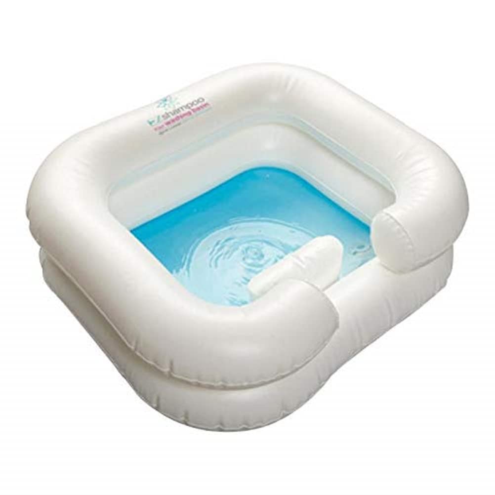 EZ-ACCESS EZ-SHAMPOO Portable Hair Washing Basin for Bedridden Patients - Lightweight Shampoo Bowl for Home Care, Elderly & Post-Surgery Hair Care (Use at Home, Hospitals & Nursing Facilities)