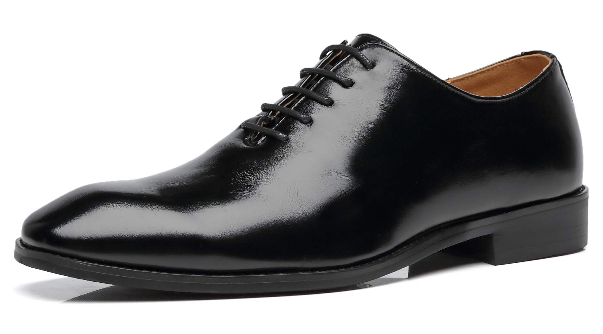 Premium Men's Wholecut Oxford Dress Shoes - Genuine Leather Formal Lace-Up Shoes for Business & Wedding | Classic Office & Special Occasion Footwear