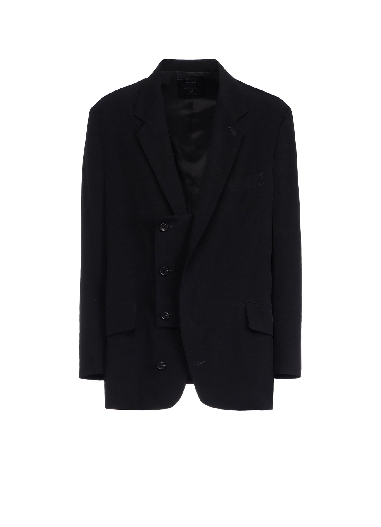 CREPE de CHINE OVERSIZE NOTCHED LAPEL JACKET for Women - Elegant Loose Fit Blazer with Stylish Lapel Design - Perfect for Office Wear, Business Meetings & Casual Outings