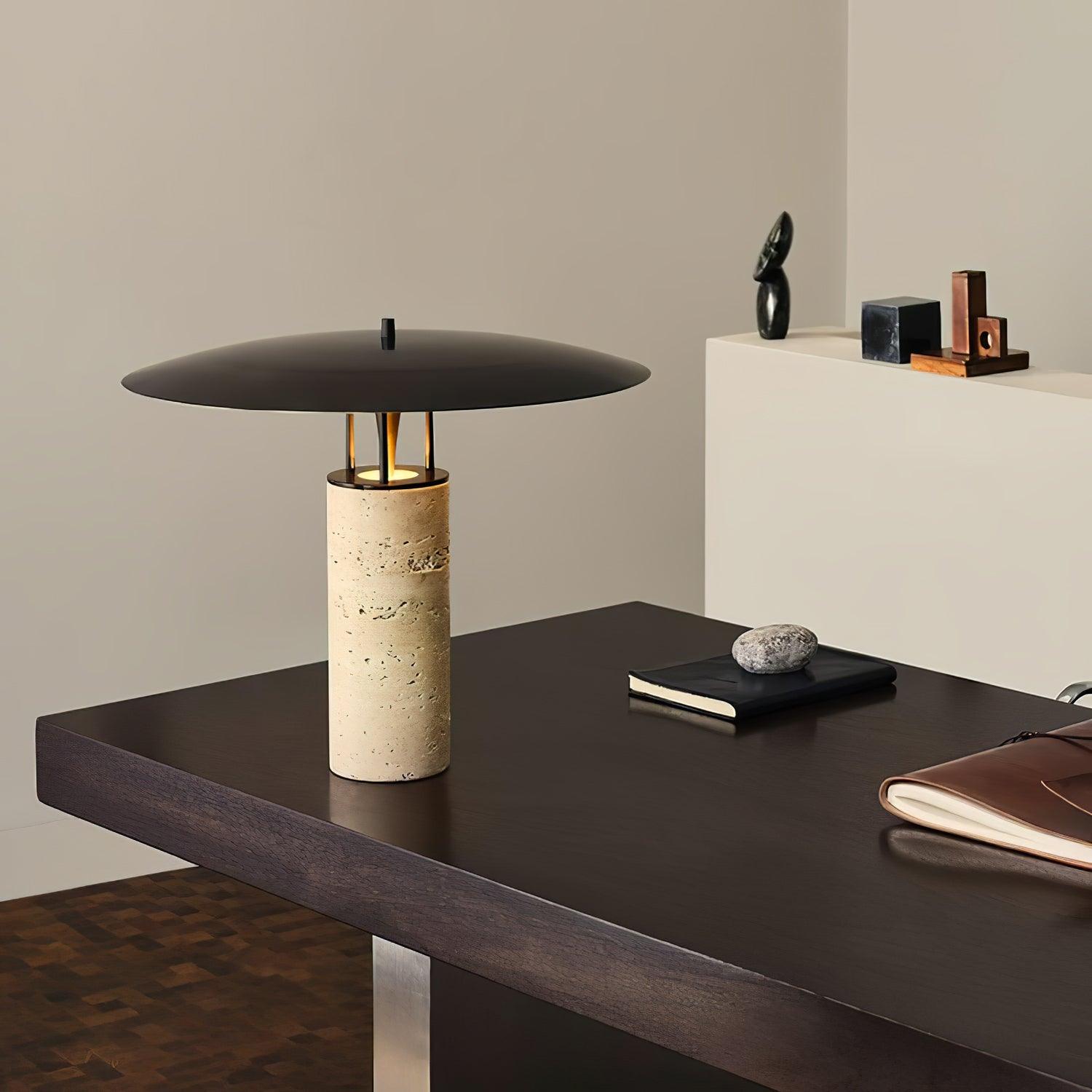 Luna Table Lamp - Modern LED Nightstand Lamp with Touch Control, Dimmable Warm White Light for Bedroom, Living Room, Office - Perfect for Reading, Relaxing & Decor