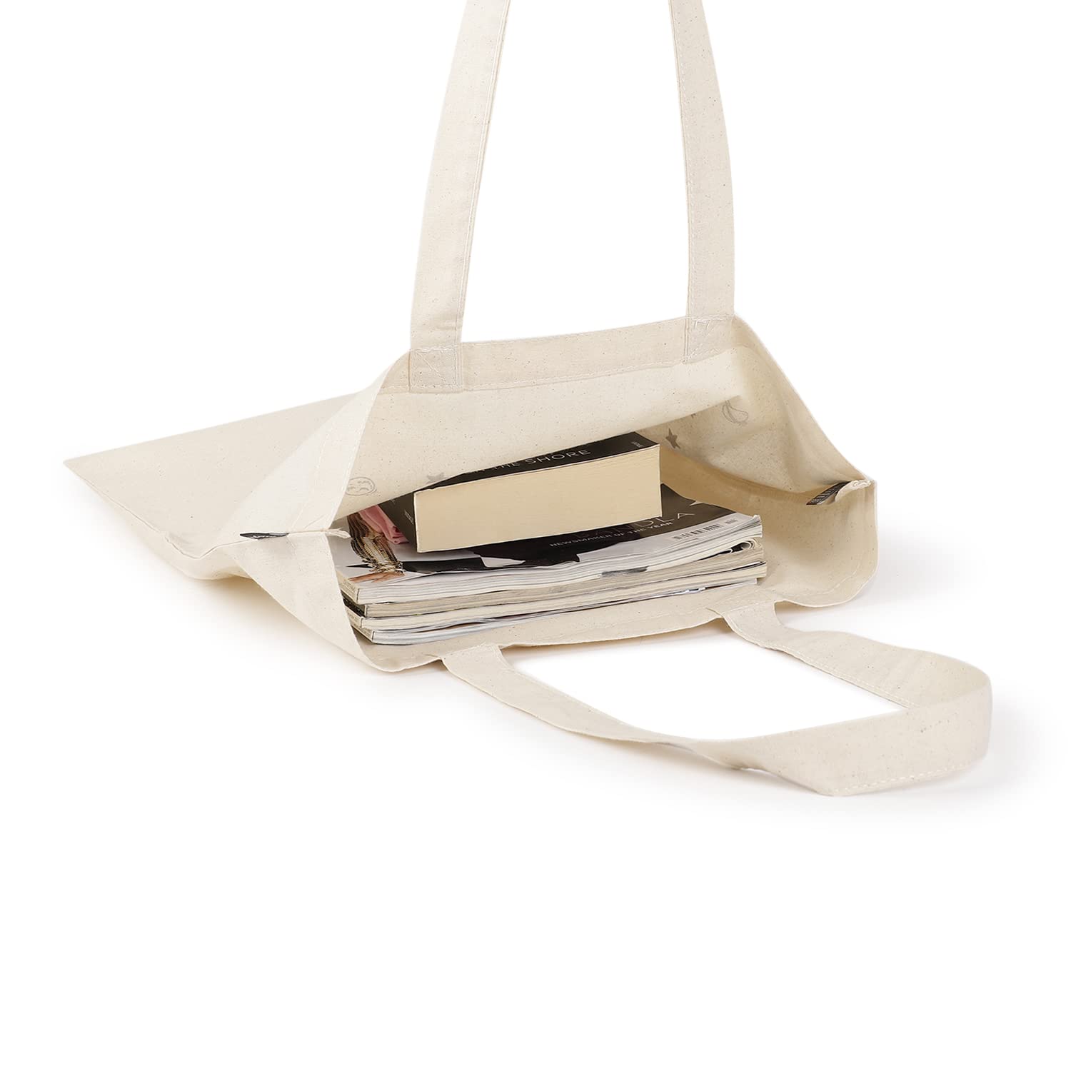 EcoRight Cotton Tote Bag for Women - Reusable Shopping & Beach Tote