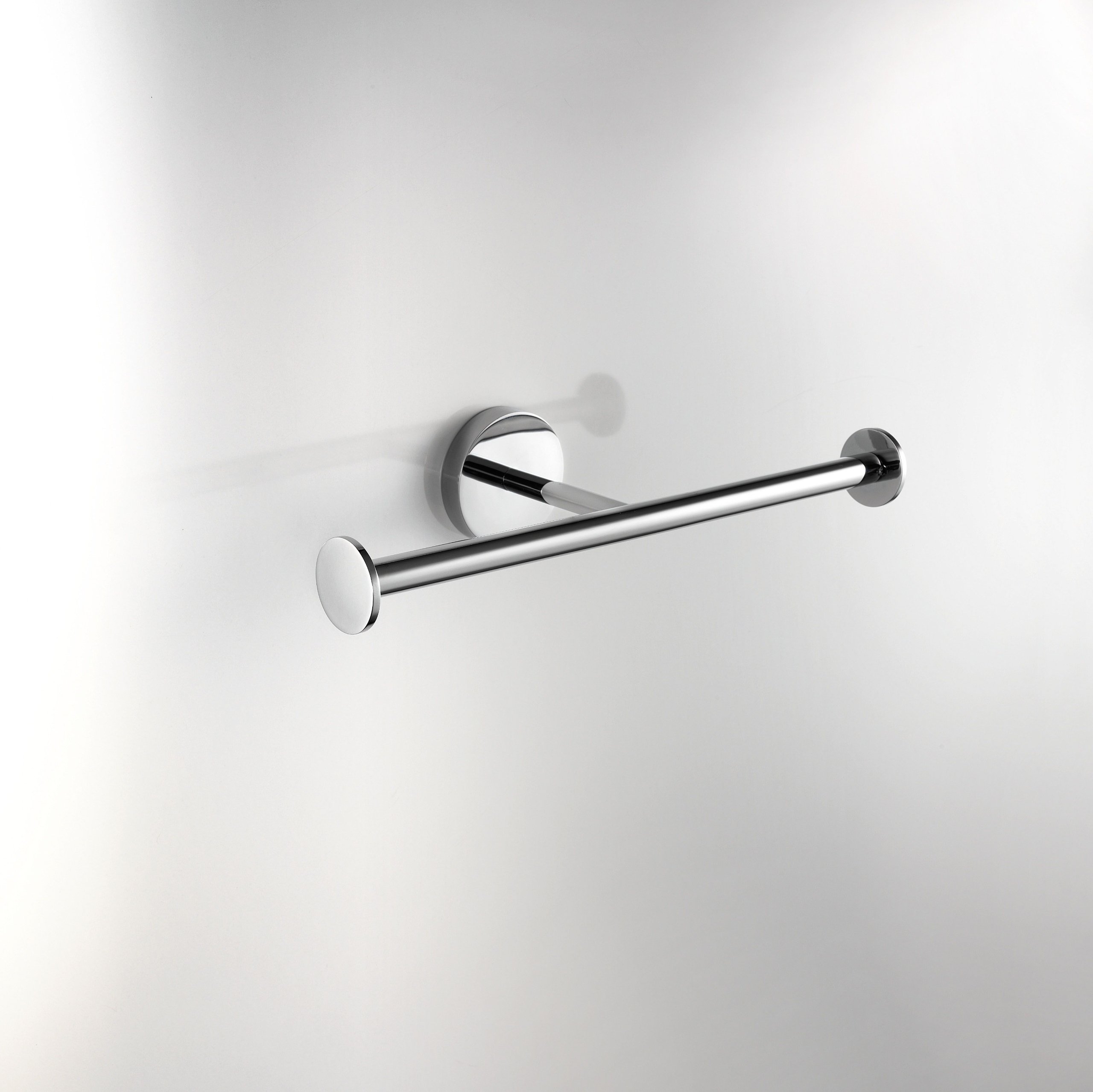 Duemilla Wall Mounted Double Toilet Paper Holder - Stainless Steel Bathroom Tissue Roll Dispenser for Home & Commercial Use