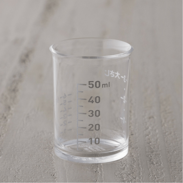 Kai 2-Piece Clear Measuring Cup Set - Small & Precise for Baking, Cooking, and Mixing - Perfect for Kitchen, Lab, and DIY Projects