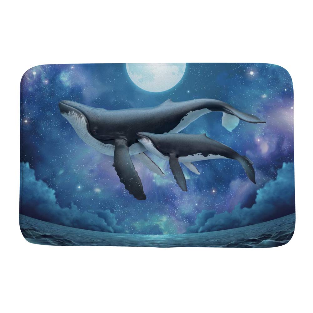 Non-Slip Fleece Bath Mat - Super Absorbent Shower Rug for Bathroom Tub, Soft Coral Design, Cozy Home Decor - Perfect for Bathrooms, Showers & Outdoor Use