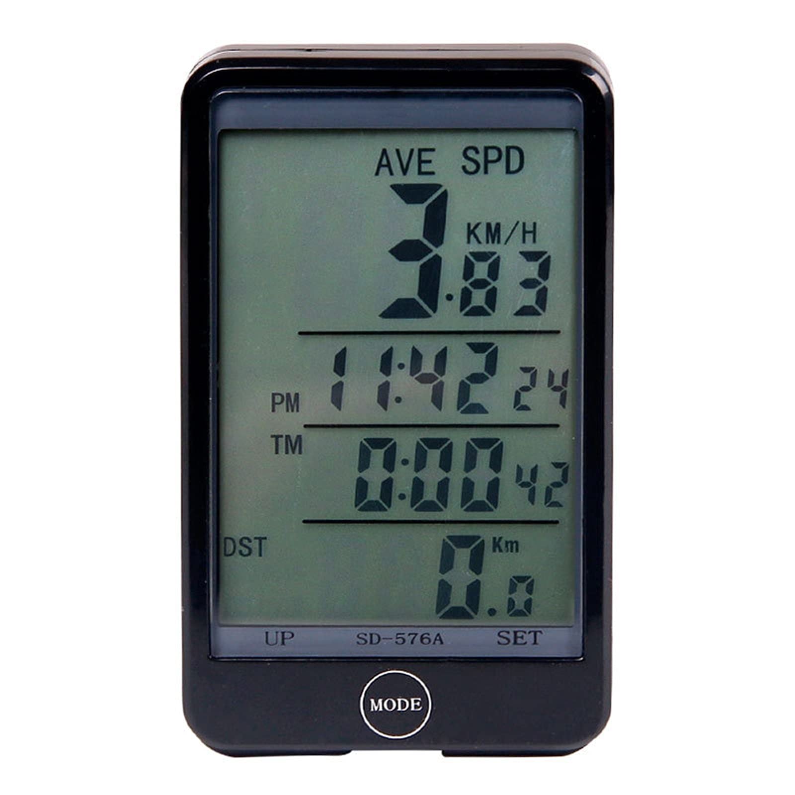Wireless Bike Computer GPS - Waterproof Bicycle Speedometer with Backlight, Odometer & Stopwatch - Multifunctional Outdoor Cycling Accessory for Road & Mountain Bikes
