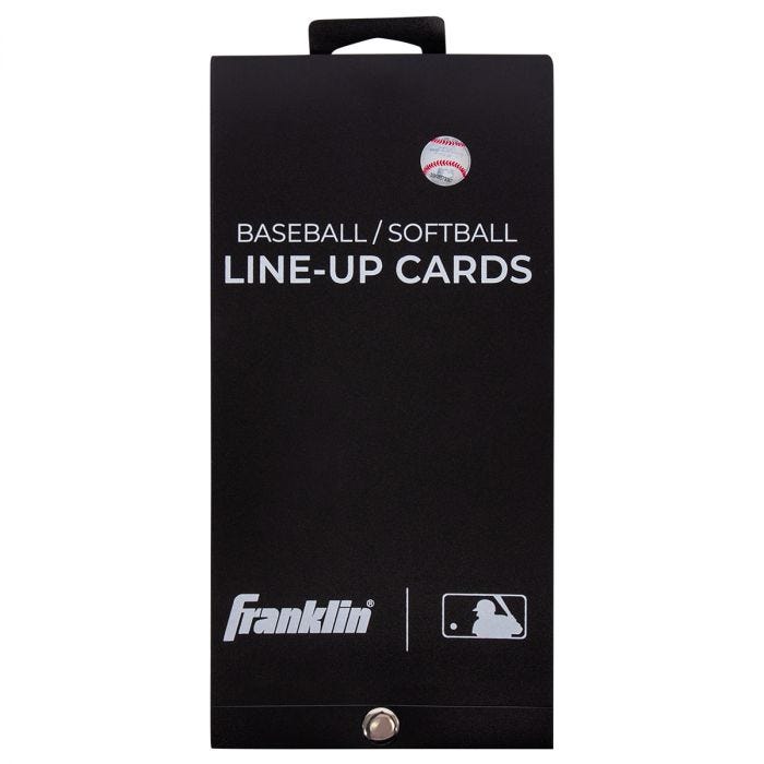 Franklin Baseball Lineup Cards & Softball Score Sheets - Durable Dry Erase Lineup Cards for Coaches, Umpires, and Scorekeepers - Perfect for Games, Practices, and Tournaments