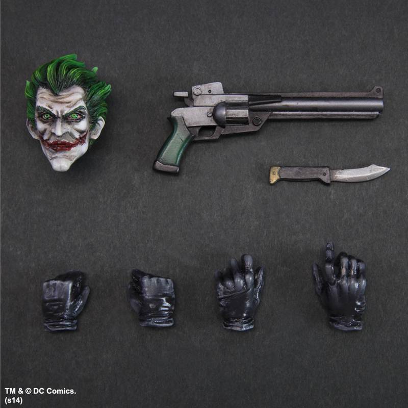 DC Comics Batman Arkham Origins The Joker Play Arts Kai Action Figure - Highly Detailed Collectible Toy for Superhero Fans | Perfect for Display, Gifts & Cosplay Scenes