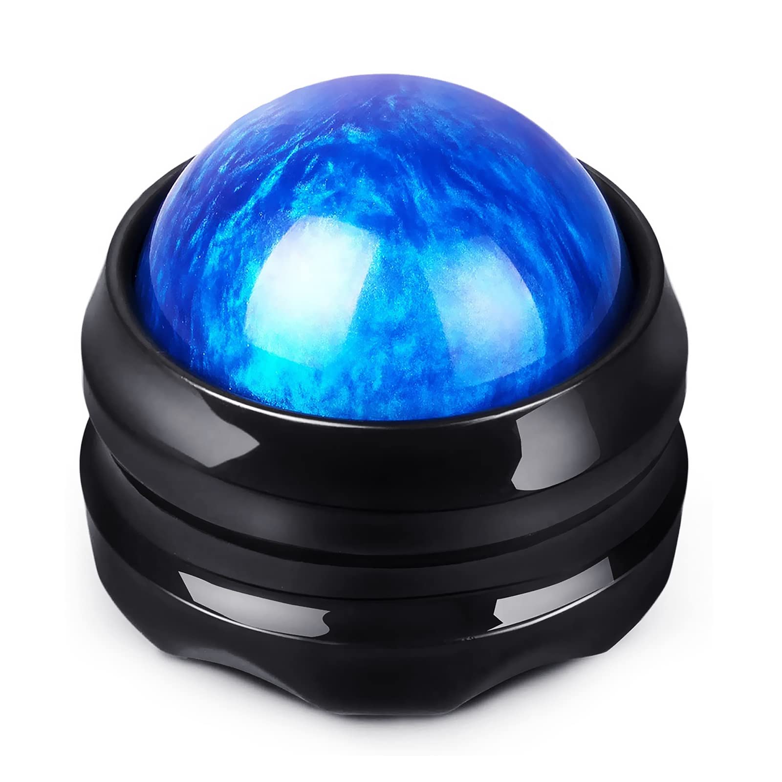 Deep Tissue Massage Roller Ball - Neck & Muscle Pain Relief Tool for Lymphatic Drainage & Post-Surgery Recovery (Blue) | Perfect for Home, Office & Gym Use