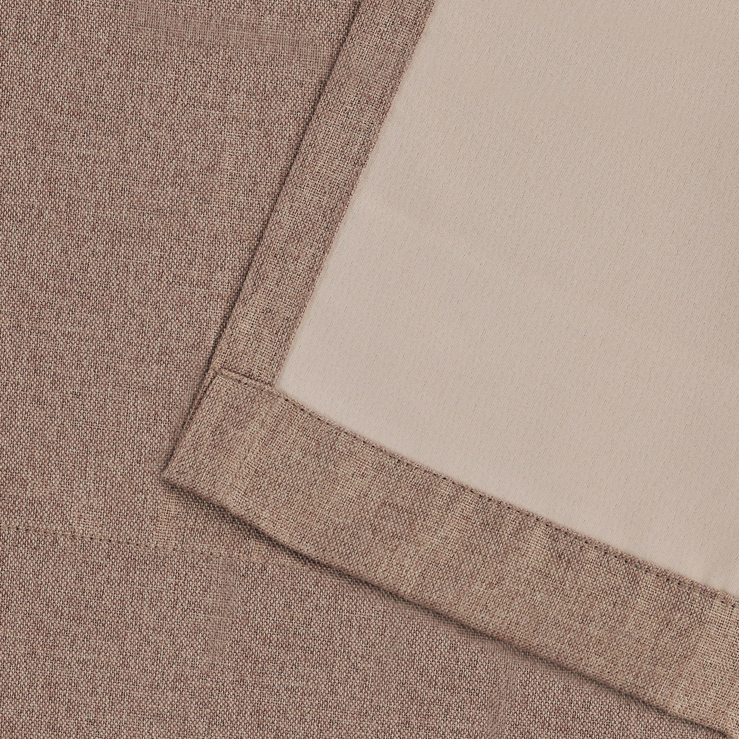 Premium Blackout Curtains 42x84 Inch - 2 Pack Thermal Insulated Room Darkening Drapes for Bedroom, Living Room & Kitchen - Sun Blocking Linen Pattern Window Treatments - Perfect for Night Shift Workers & Light Sleepers