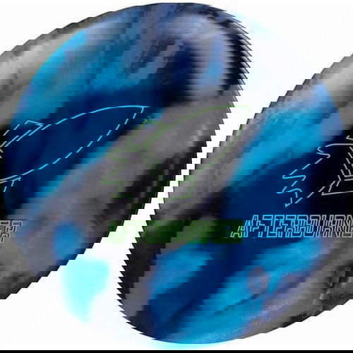 900Global Afterburner Blue/Black Hybrid Bowling Ball - High Performance for Strikes & Spares - Perfect for League Play & Tournaments