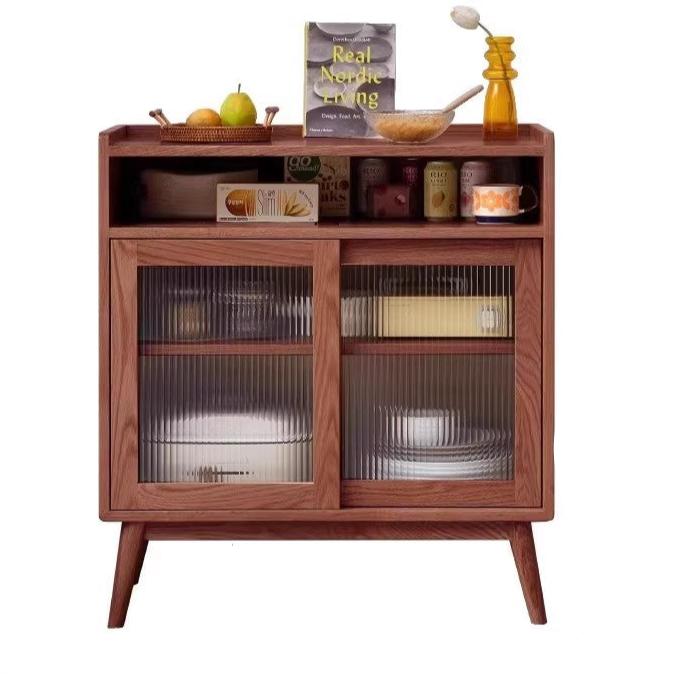 33.9x15.7x37 inch / 86x40x94 cm / walnut color / sideboard