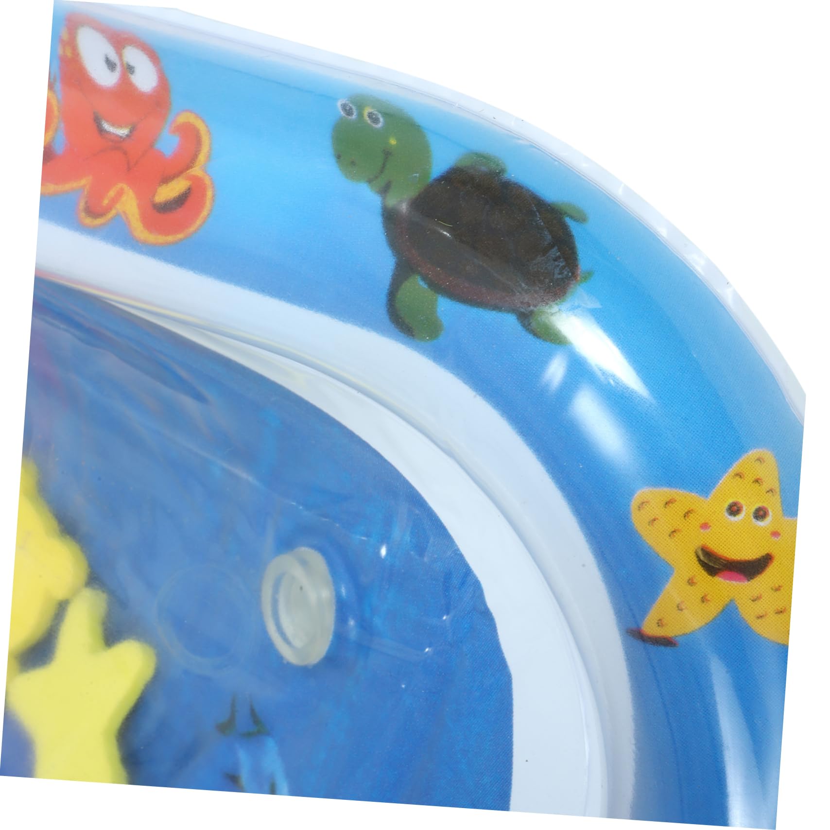 CRILSTYLEO Inflatable Water Play Mat for Babies & Toddlers - Blue Plastic Splash Pad for Outdoor Summer Fun - Perfect for Pool, Beach, and Backyard Water Activities
