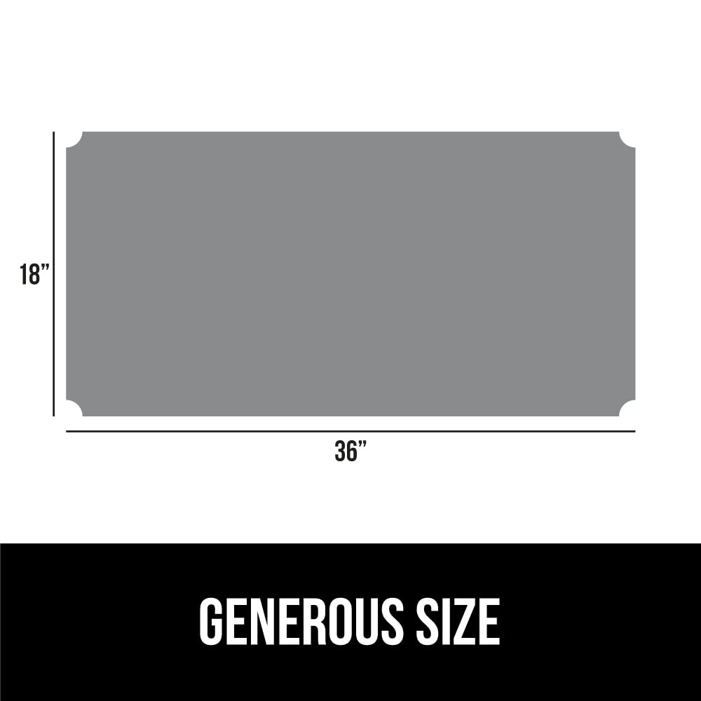 GORILLA GRIP ShelfGuard Wire Shelf Liner - Set of 5 Non-Slip Waterproof Shelf Liners (18x36 Inches, Charcoal) for Metal Rack Shelves, Kitchen Cabinets, Pantry & Cupboards | Fits Amazon Basics Shelving Unit | Perfect for Organizing Kitchen, Bathroom & Garage Storage